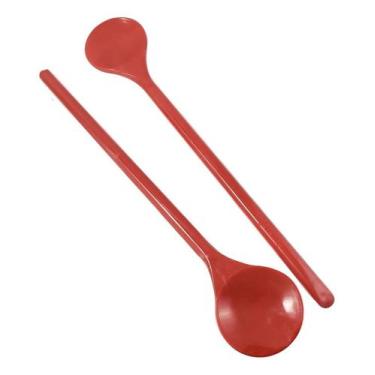 Imagem de Colher Longa Plástica Para Jarra De Suco - Injetemp