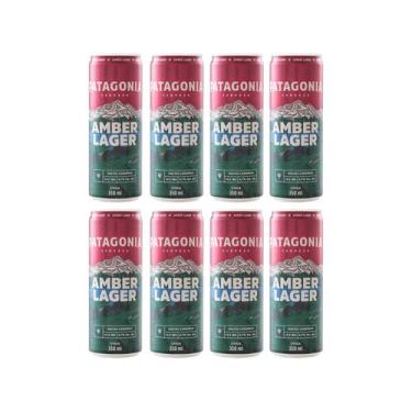 Imagem de Cerveja Patagônia Amber Lager 8 Unidades - 350ml