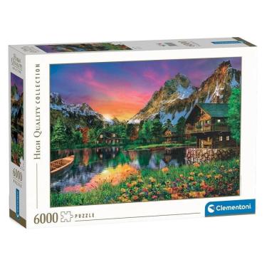 Imagem de Puzzle 6000 peças Lago Alpino - Clementoni