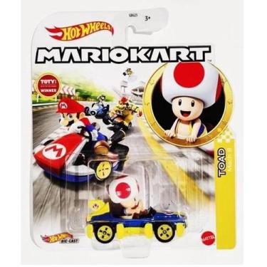 Imagem de Hot Wheels Mario KART Toad MACH 8 Mattel GBG25
