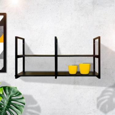 Imagem de Prateleira Organizadora Industrial Suspensa 1,00x50 - METAL DECORE