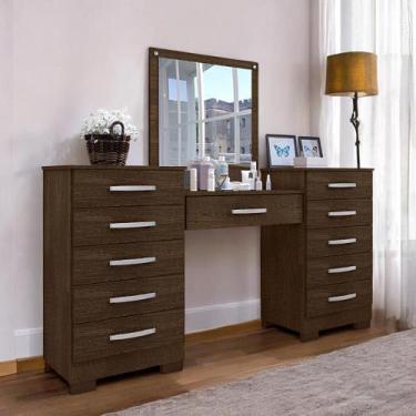 Imagem de Conjunto para Quarto de Cômodas e Penteadeira Floratta Malbec - Mobili