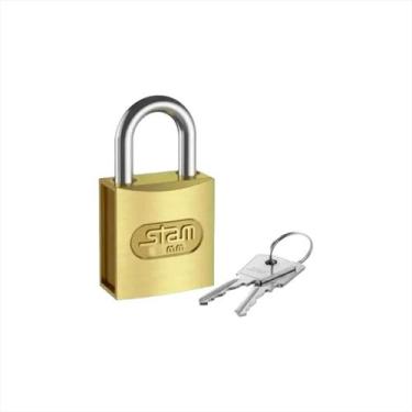 Imagem de Stam Cadeado 25mm C/ 2 Chaves P/ Correntes Portas Portões