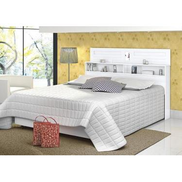 Imagem de Cabeceira Casal Florença 1,60 Branco - Vitamov 