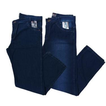 Imagem de Kit Calça Jeans Masculina Para Trabalho 2 Calças - Ginaldo, 38