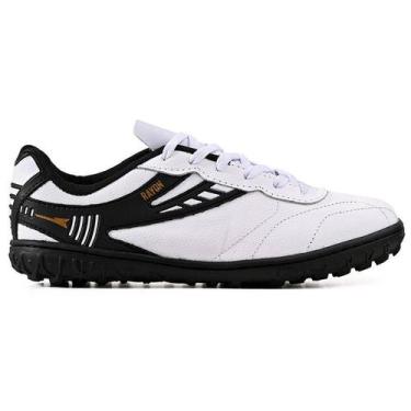 Imagem de Chuteira Futebol Society Profissional Masculina em Couro Para Grama Si