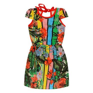 Imagem de Vestido Vermelho Floral de Amarrar - Big Bless, 10
