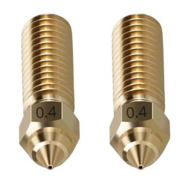 Imagem de Kit 2 Bico Nozzle 0,4mm Creality K1 Sv06 Plus Sv07 K1 Max