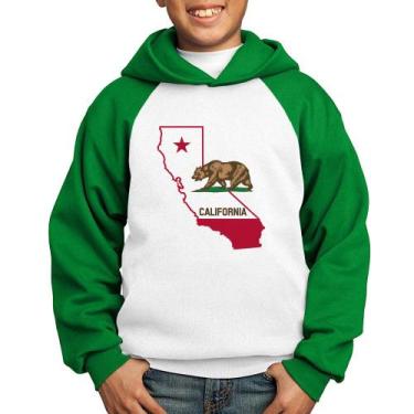 Imagem de Moletom Infantil Califórnia - Foca na Moda, Branco, Verde, 2