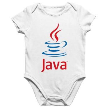 Imagem de Body Bebê Algodão Java Café - Foca na Moda, Branco, P