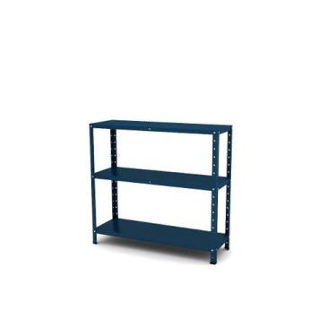 Imagem de Estante de Aço Multiuso Baixa Pandin 90 cm Azul Del Rey