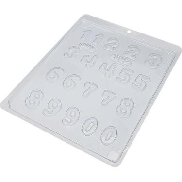 Imagem de Forma de Acetato Números Cód. 380 BWB Rizzo Confeitaria