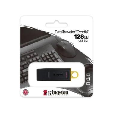 Imagem de Pen Drive 128GB Kingston DTX/128GB Exodia 3.2 USB
