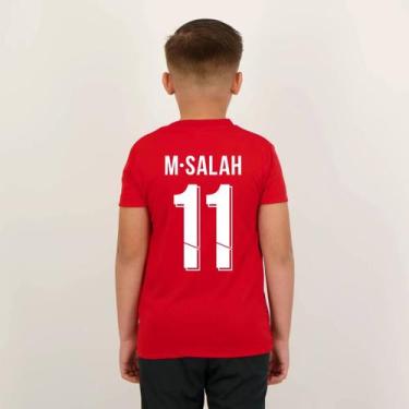 Imagem de Camisa Liverpool M. Sallah 11 Juvenil Vermelha - Spr, 4 ANOS