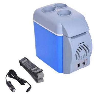 Imagem de Mini Geladeira Carro Cooler Portátil 7,5l 12v Resfria Aquece