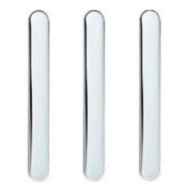 Imagem de Elemento tátil alerta e direcional inox sem dupla face - LAGGE ACESSIB