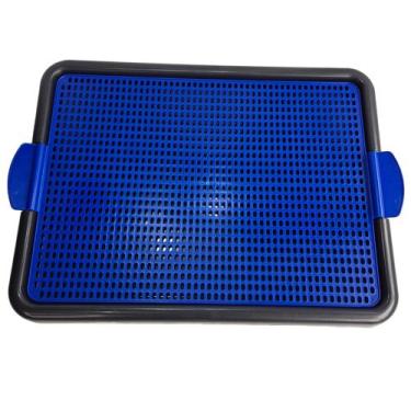 Imagem de SANITARIO CANINO CÃES CACHORRO AZUL 57x43 BRINQPET