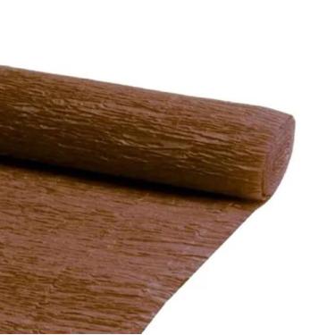 Imagem de 3 Rolinhos Papel Crepom Comum 48x200cm Papel Escolar Artesanato Decora