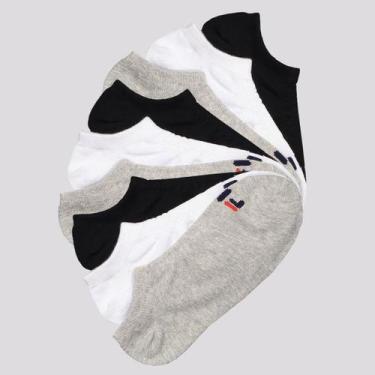 Imagem de Kit Meia 9 Pares Fila Cano Curto Lisa, 34-38
