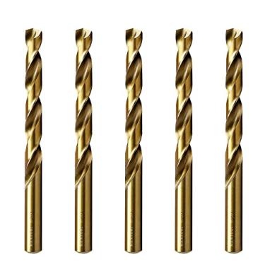 Imagem de Brocas de 13 / 64 polegadas MAXTOOL 5 peças comprimento de trabalho HSS M35 5% cobalto totalmente aterrado; JBF35G10R13P5