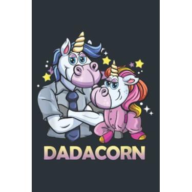 Imagem de Father's Day Daughter and Father Dadacorn: Study Notebook, 6 x 9 inches, 120 pages