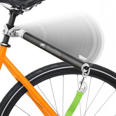 Imagem de Malabi Coleira giratória de bicicleta para cães V2.0-180° - com amortecedores e mecanismo de fixação rápida | Fibra de carbono | destacável, ajustável para o passeio mais suave - patente pendente