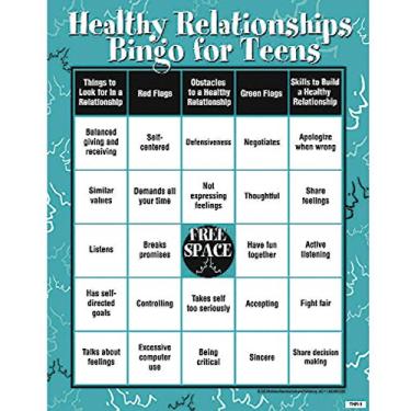 Imagem de Wellness Reproductions & Publishing Healthy Relationships Bingo for Teens