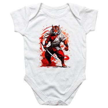 Imagem de Body intantil Tigre samurai splash arte - Alearts, GG