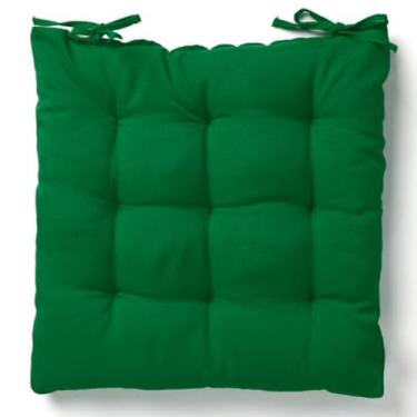 Imagem de Almofada Assento Cadeira Futton Futon 40x40cm Cores Diversas 100% Poliéster (Verde)