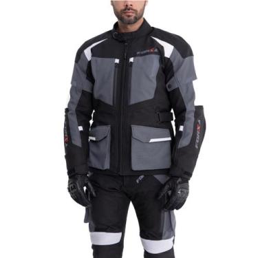 Imagem de Jaqueta forza cosmos touring impermeavel - FORZA MOTO, BLACK DARK ICE 