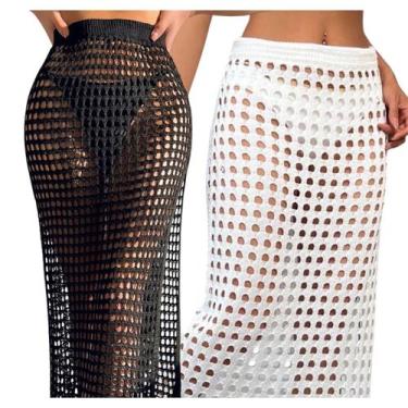 Imagem de Saia Longa Saída de Praia Moda Feminina Verão - FIORELLA TRICOT, Caram