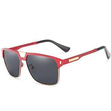 Imagem de Óculos de Sol Masculino BARCUR Design Quadrado Luxuoso Proteção uv400,