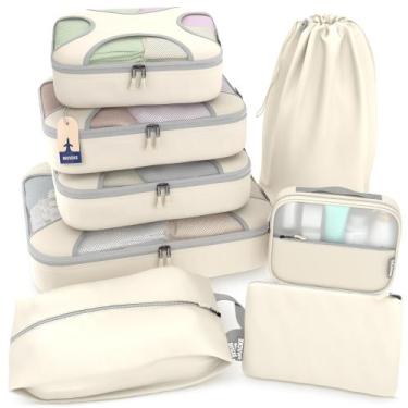 Imagem de Conjunto de Packing Cubes Shacke - 8 Peças para Organização Leve de Vi