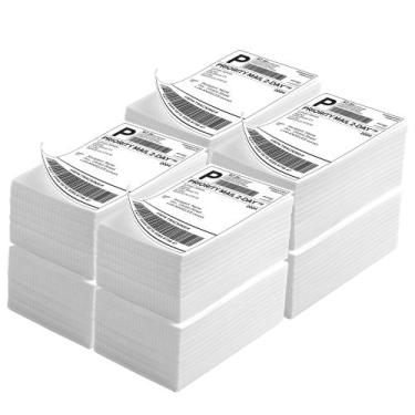 Imagem de Etiquetas Térmicas LuckyGuard Fanfold 4x6 (4000 unidades) para Impress