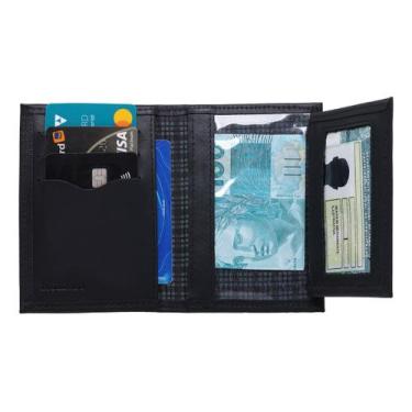 Imagem de Carteira Masculina  Slim Porta Cartao  Em Couro Legitimo 007 - ROMORO,