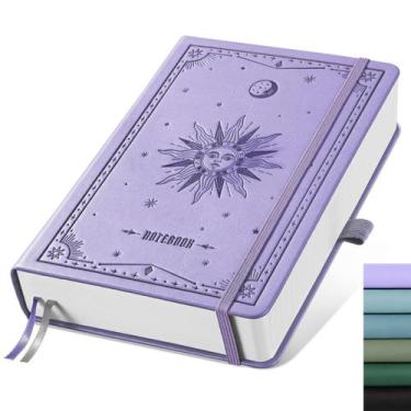 Imagem de Caderno de Anotações EMSHOI - 320 Páginas A5, 100gsm, Capa de Couro