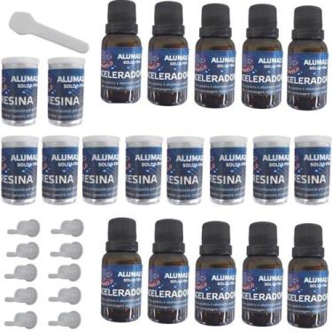 Imagem de Kit 10 Solda Fria Para Evaporadora de Alumínio - Alumax-C - BRASWELD