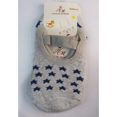 Imagem de Meia Sapatilha Pilates Infantil menino com Estampas Antiderrapante han