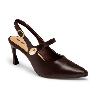 Imagem de Sapato Dakota Slingback - Feminino, Marrom, 36