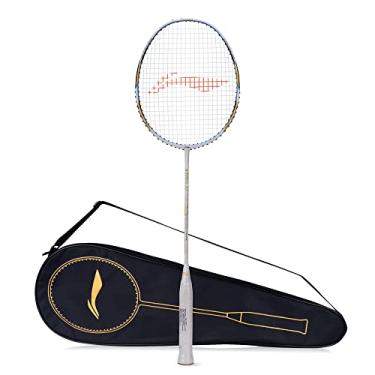 Imagem de Li-Ning Raquete de Badminton G-Force X5-79 Grams G6 (branco/dourado/azul)