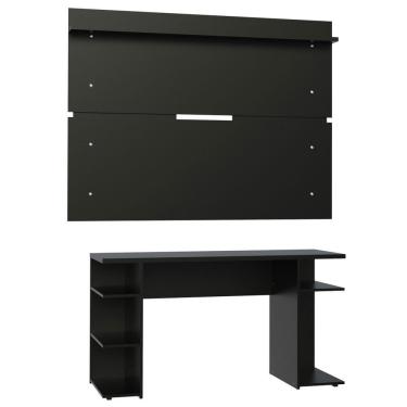 Imagem de Mesa Gamer e Painel para TV até 65 Preto Madesa