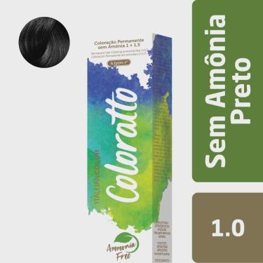 Imagem de Tinta 1.0 Itallian Color Coloratto 60g Preto
