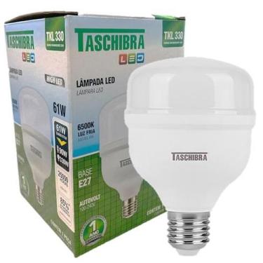 Imagem de Lampada Led Bulbo 61w Branca 6500k Alta Potencia E27 Bivolt - TASCHIBR