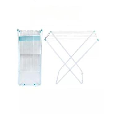 Imagem de Varal De Chão Com Abas Reforçado Dobrável Aço(SEM ABA BRANCO)