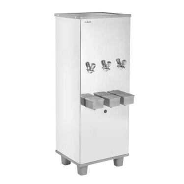 Imagem de Bebedouro Industrial 50 Litros Inox 3 Torneiras Geladas LIC050 220V - Libell