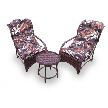 Imagem de Conjunto de Poltronas Fibra Sintética e 1 Mesa Centro