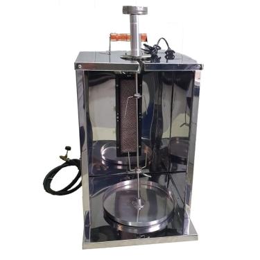 Imagem de Churrasco Grego Portátil A Gás Com Espeto Giratório R0075 - 220v