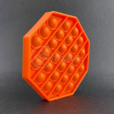 Imagem de Pop It Octogonal Bolha Sensorial Laranja