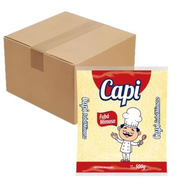 Imagem de Kit Com 10 Fubá Mimoso Capi Capivariana 500g Cada