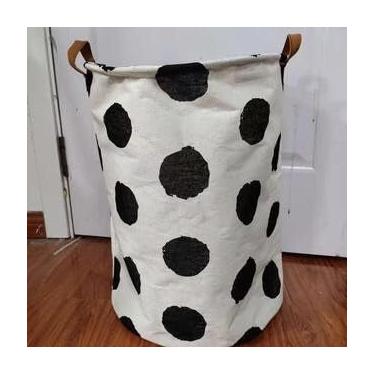 Imagem de Cesto Organizador de Roupa Suja e Multiuso Dobrável Praticidade e Estilo (1,Bolina)